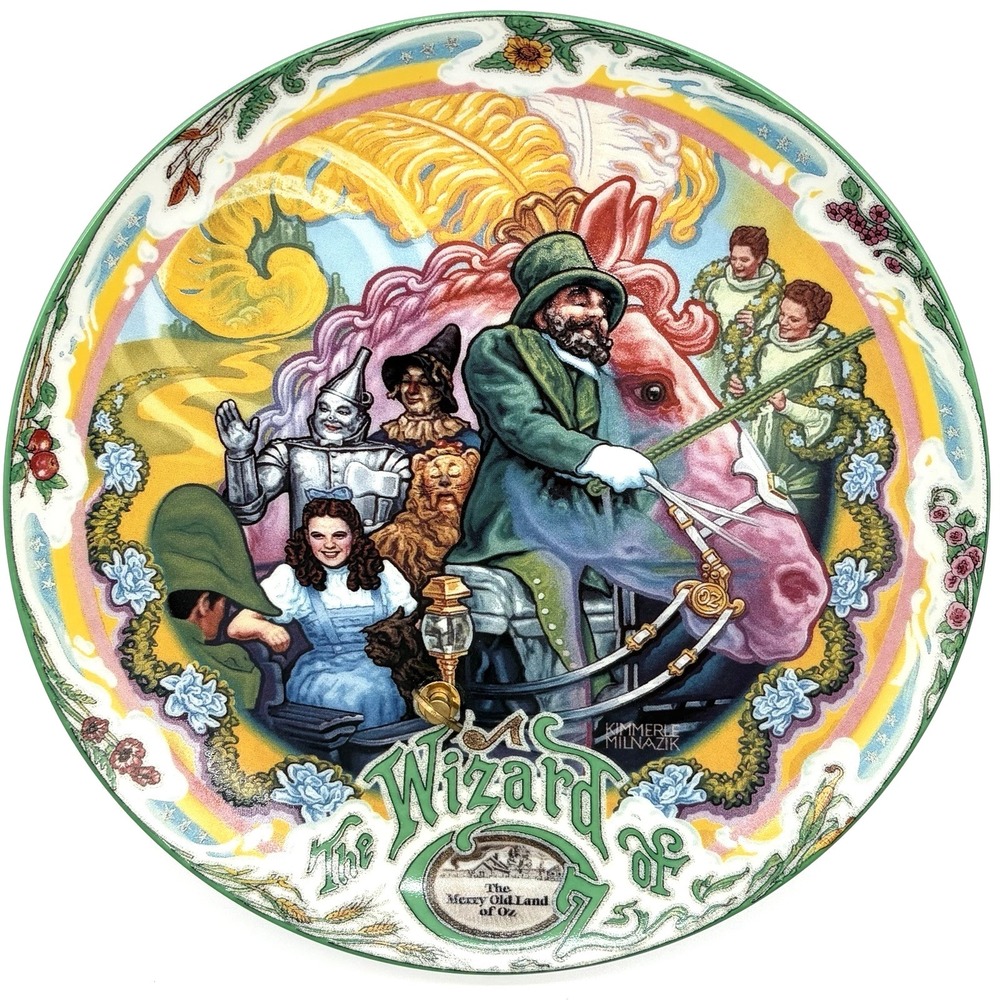 The Merry Old Land of Oz Plate Musical Moments from The Wizard of Oz Knowles
